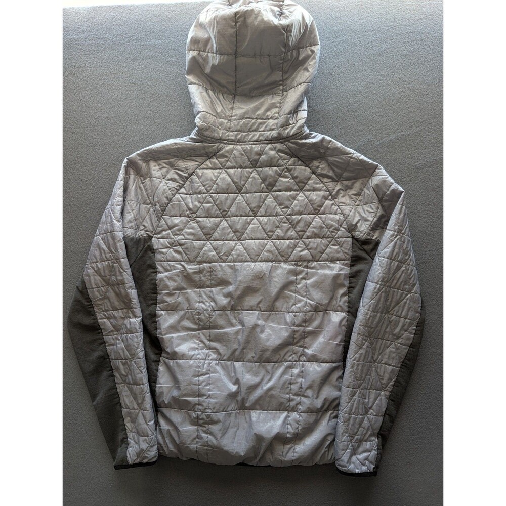 Smartwool Women’s XL Gray Merino Wool Insulated Hooded Full Zip Jacket - Picture 9 of 11